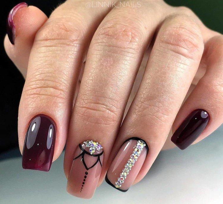 Маникюр на квадратные ногти 2021 - фото и идеи