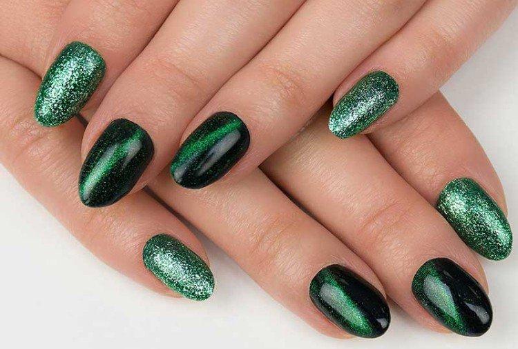 Маникюр «кошачий глаз» - фото и идеи