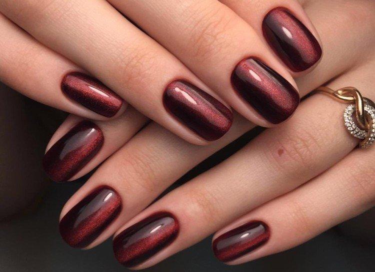 Маникюр «кошачий глаз» - фото и идеи