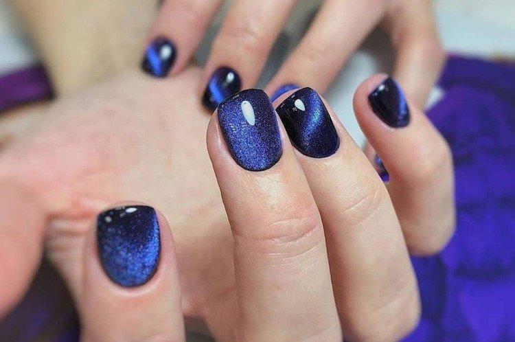 Маникюр «кошачий глаз» - фото и идеи