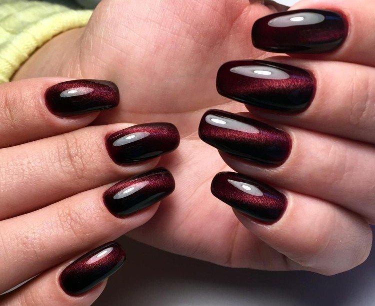 Маникюр «кошачий глаз» - фото и идеи