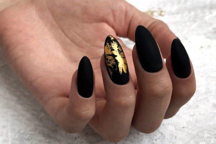 Маникюр с фольгой - фото и идеи