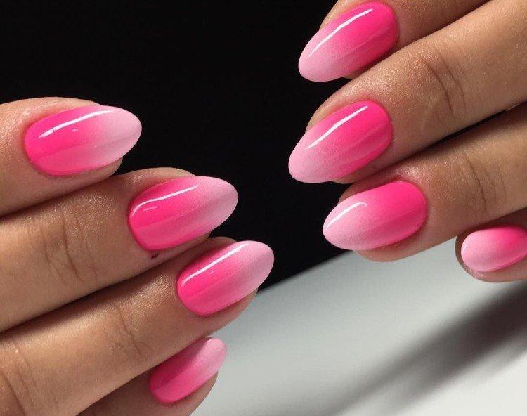 Маникюр омбре гель-лаком