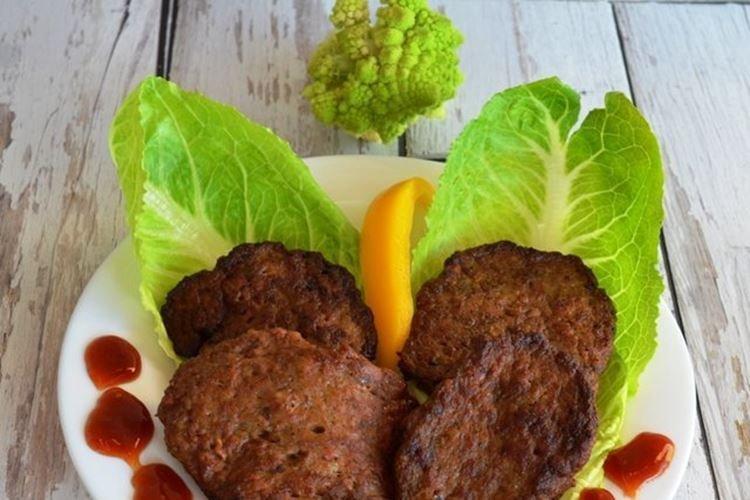 Котлеты из куриной печени с фаршем