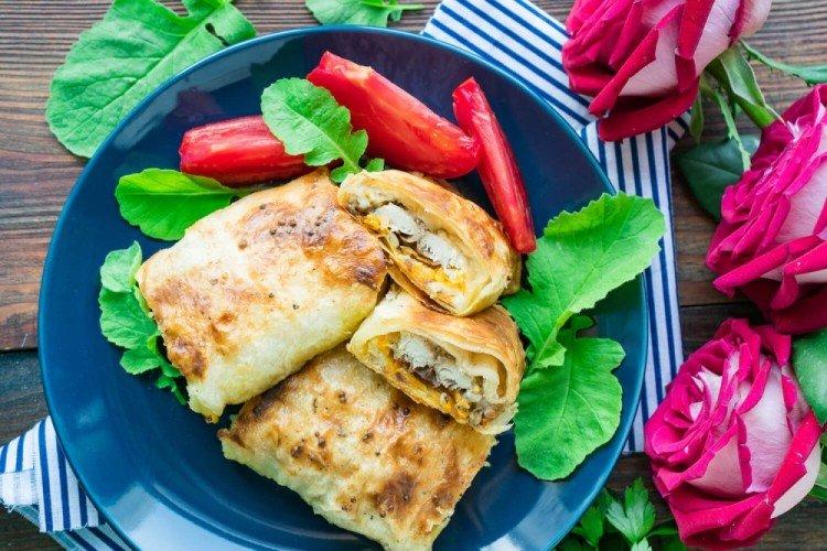 Рыба в лаваше