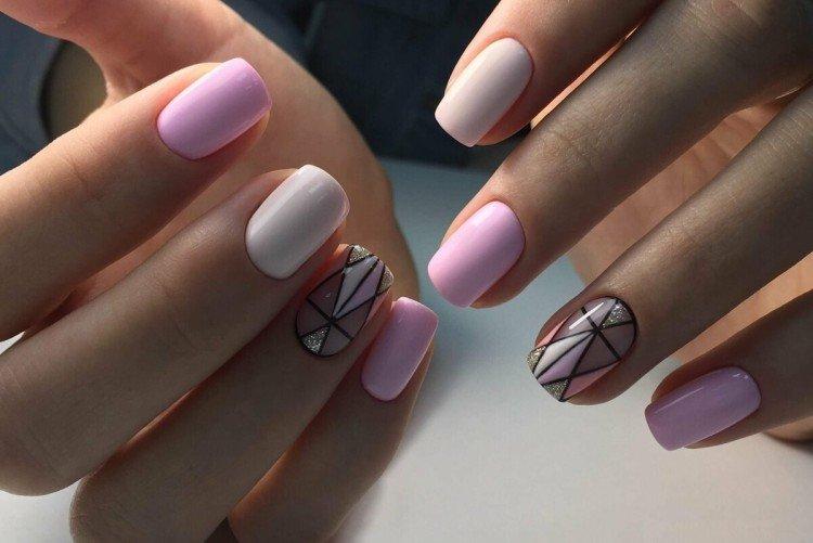 Маникюр с акцентами