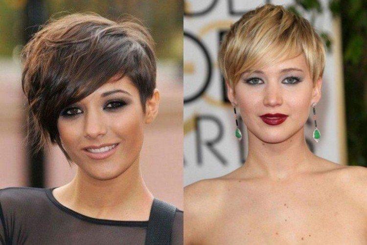 С разноуровневой челкой