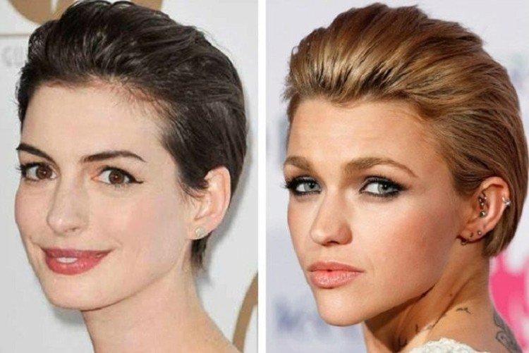 Гарсон с укладкой назад