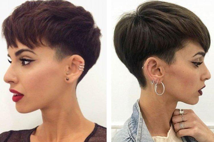 Гарсон с выбритыми висками