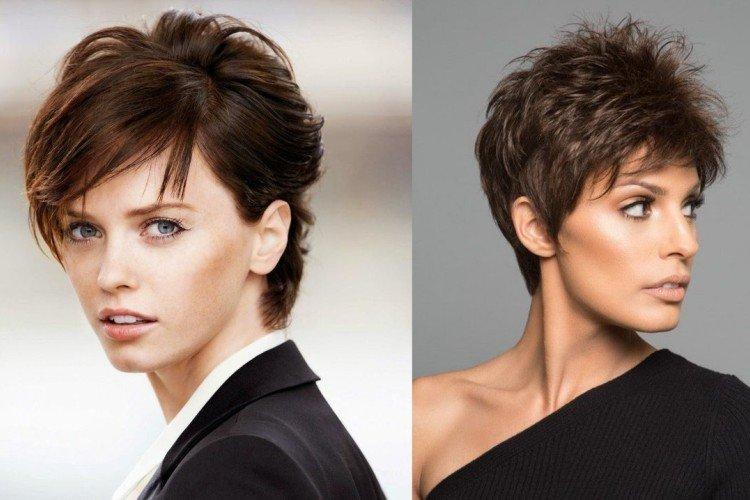 С начесом на затылке