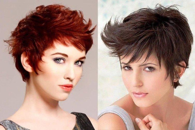 С начесом на затылке