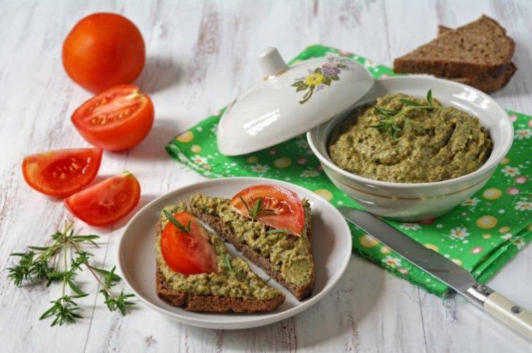 Паштет из кабачков и грибов