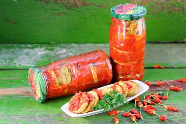 Пикантные кабачки по-грузински