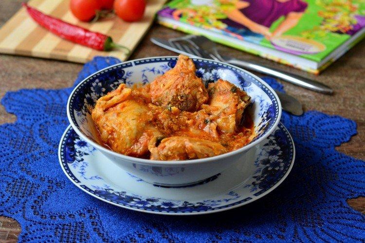 Чахохбили из курицы в мультиварке