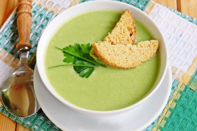 Крем-суп из шпината