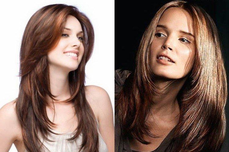 Лесенка на длинные волосы