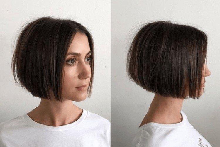 Боб на прямые волосы