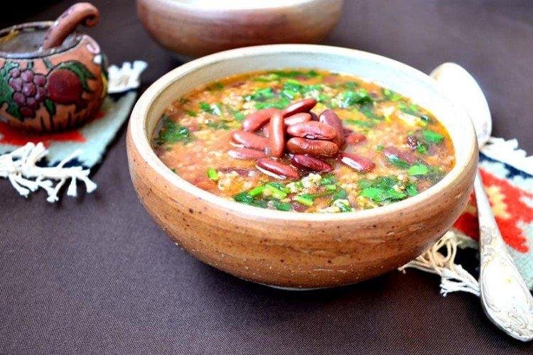 Фасолевый суп с булгуром