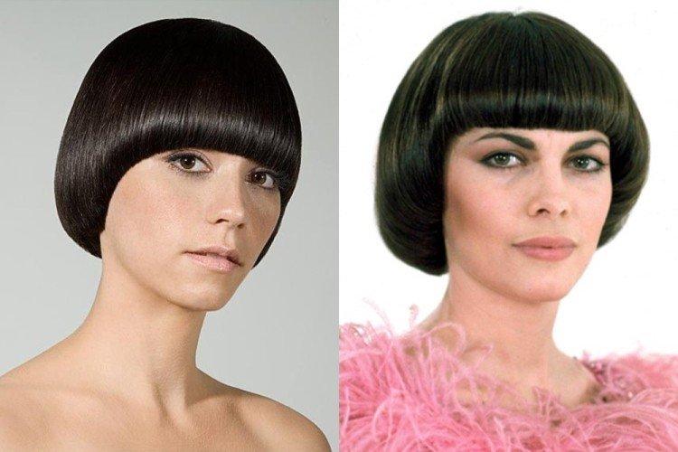 Сессон с удлиненными прядями на затылке