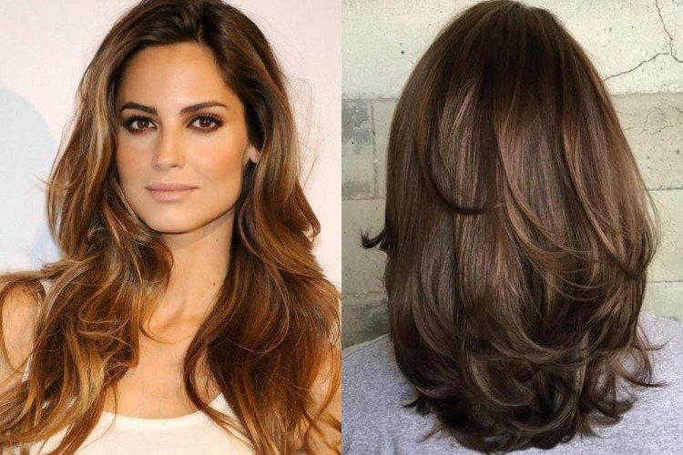 Каскад на длинные волосы