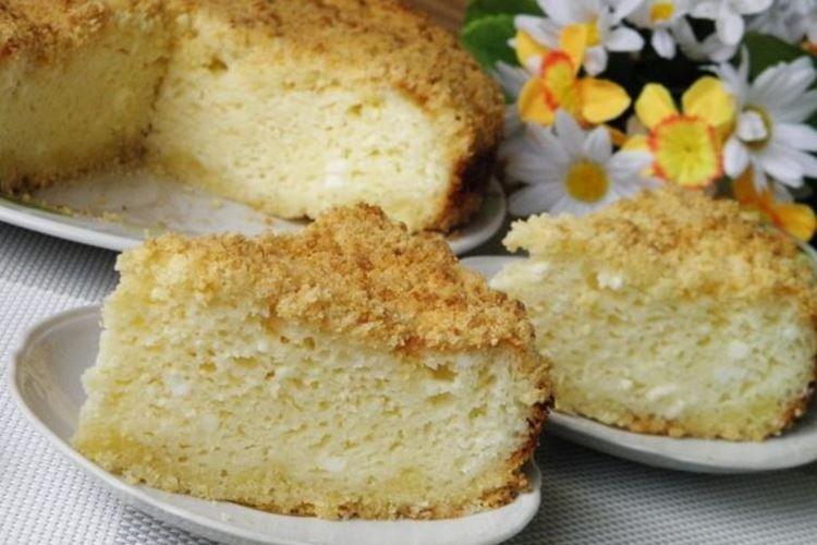 Королевская ватрушка с кокосовой стружкой