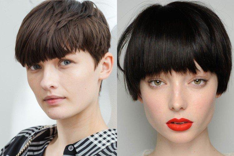 Паж на короткие волосы
