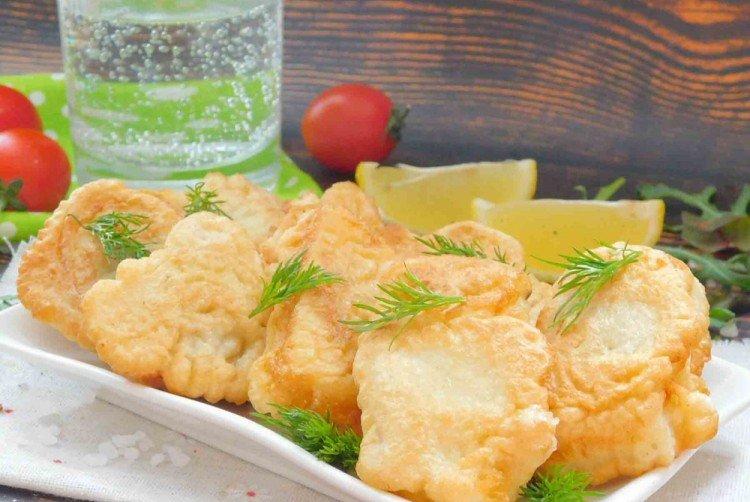 Рыба в кляре на газированной минералке