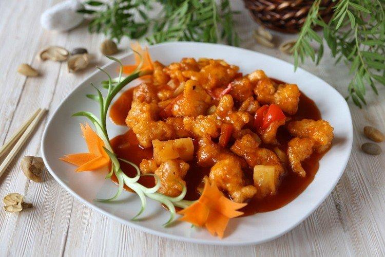 Курица в кисло-сладком соусе