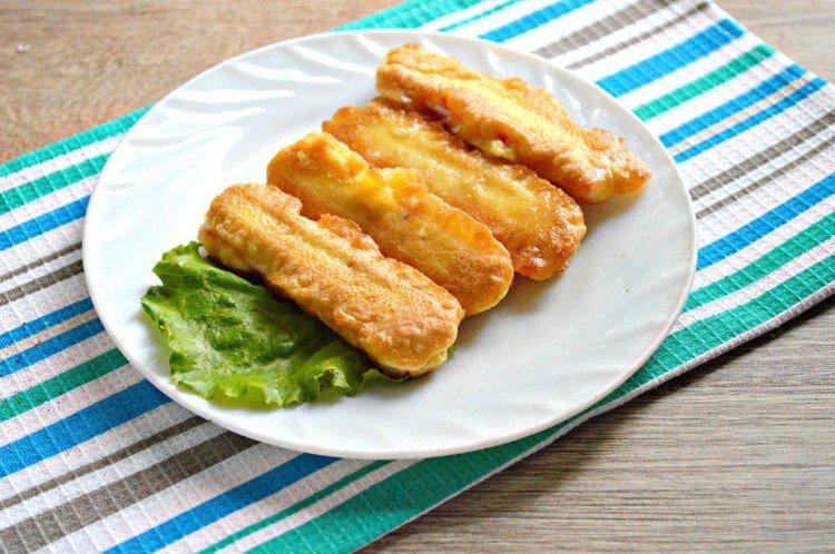 Крабовые палочки в пивном кляре