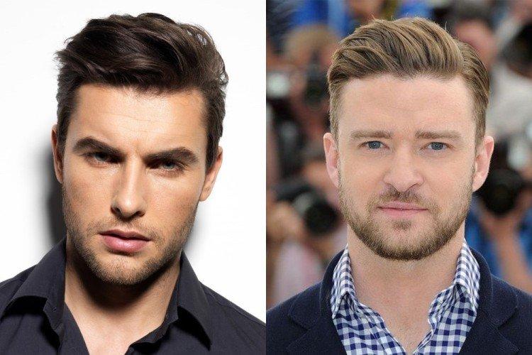 Канадка с приподнятой челкой