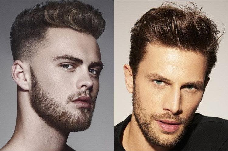 Канадка с приподнятой челкой