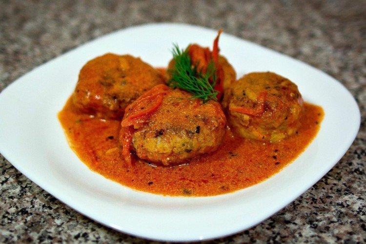 Тефтели без риса с подливкой