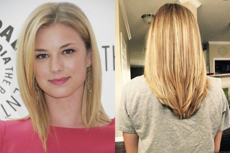 Лисий хвост на средние волосы