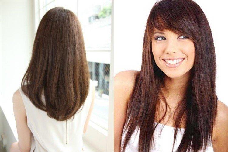 Лисий хвост с удлиненной челкой