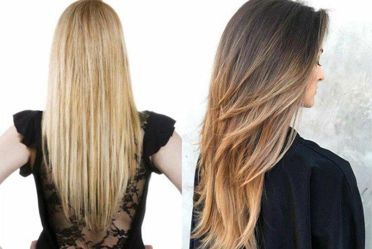 Лисий хвост на длинные волосы