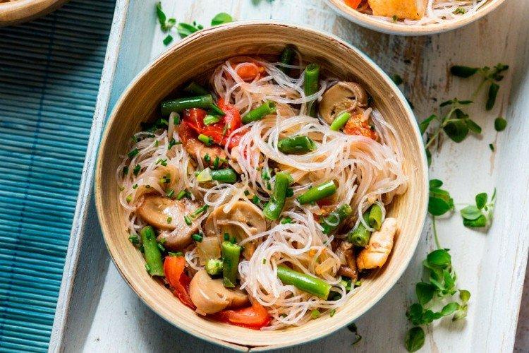 15 рецептов самой вкусной фунчозы с овощами