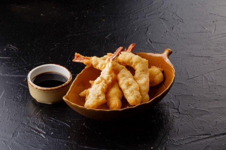 Креветки в сырном кляре