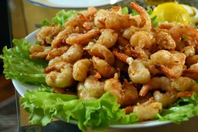 Креветки в пивном кляре