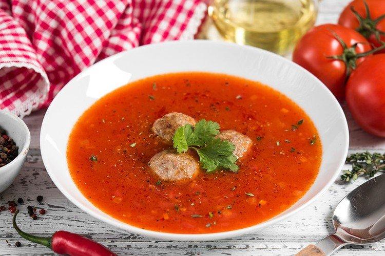 Суп с фрикадельками из баранины