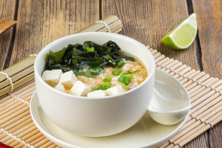 Куриный суп с тофу