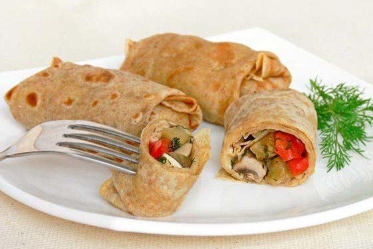 Овощная начинка для блинов