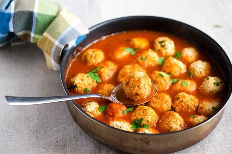 Ежики из фарша с рисом и грибами