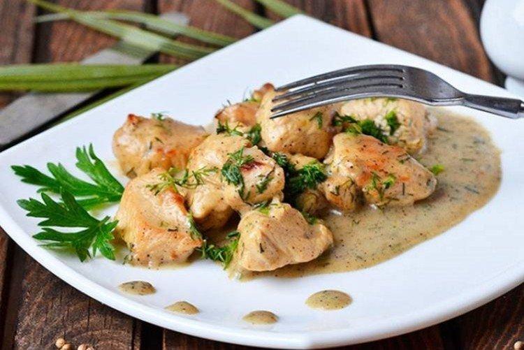 Индейка в сметане