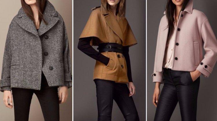 Короткое пальто