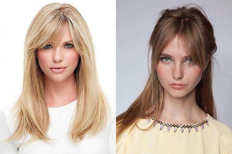 Стрижка с удлиненной челкой