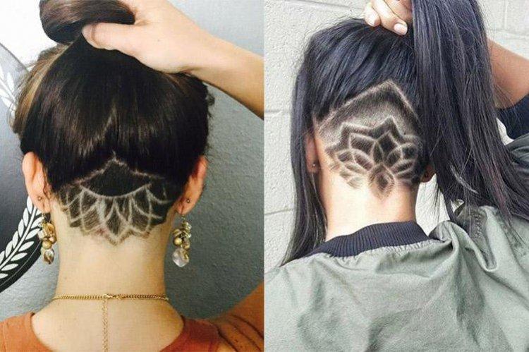 Стрижка с выстригами