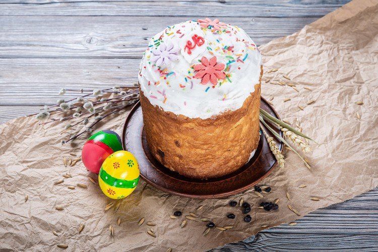 Пасхальный кулич на заварном тесте