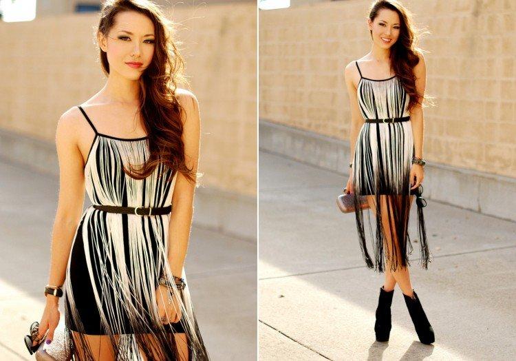 Платья с бахромой