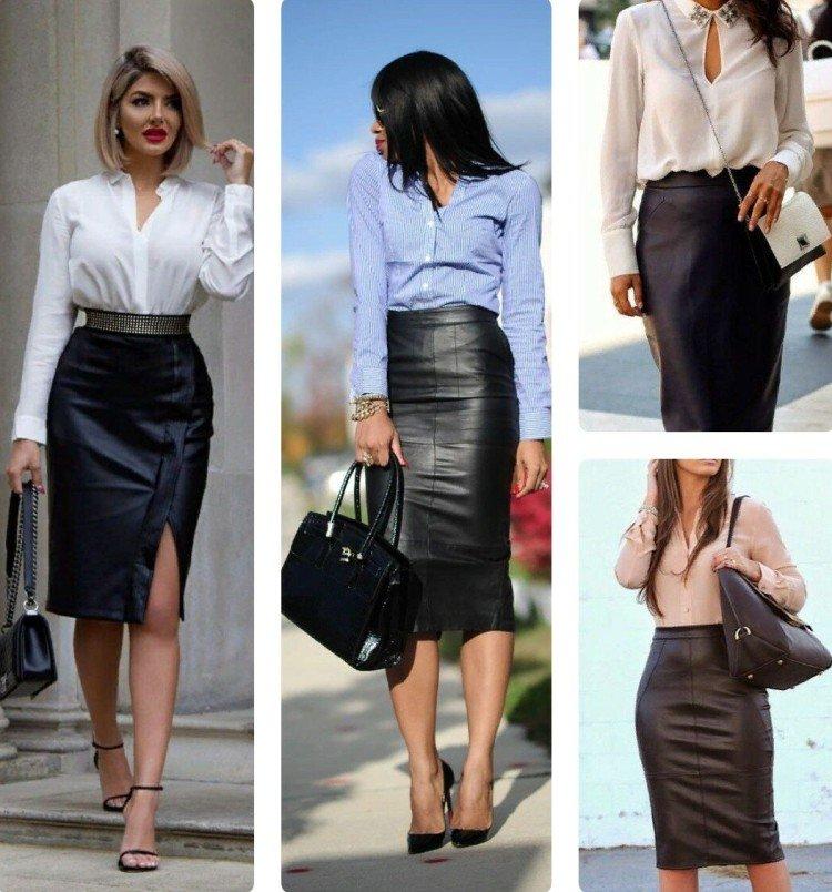 Юбка-карандаш в деловом стиле