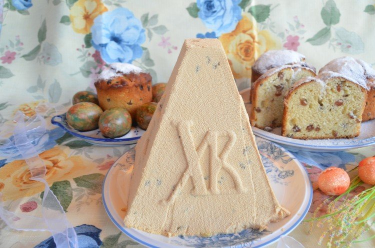 Творожная пасха со сгущенкой